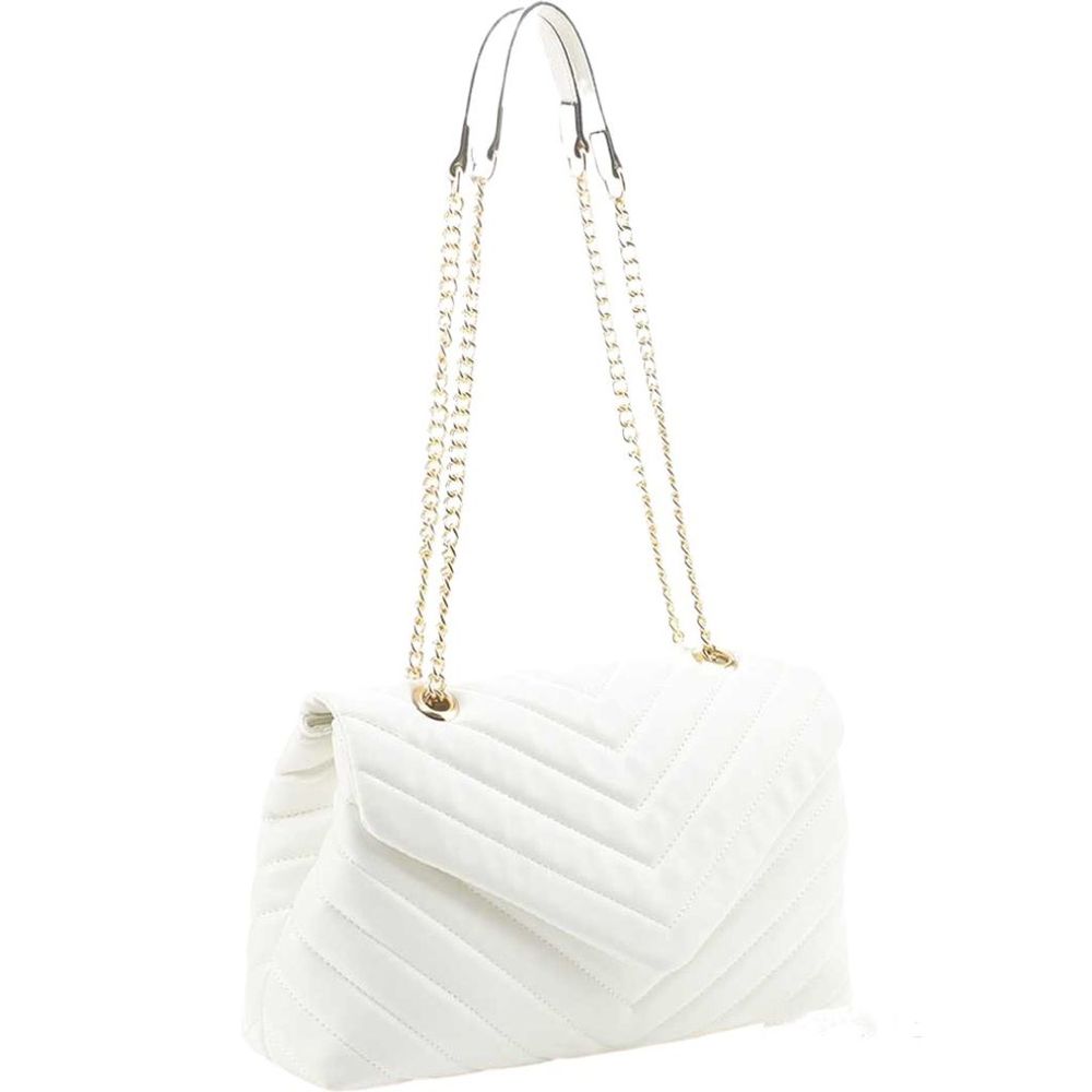 Chevron white /City Strolling Quilted Bag